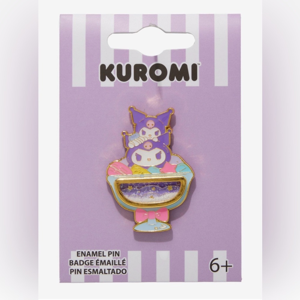 Loungefly Sanrio Kuromi Ice Cream Sundae Glitter Enamel Exclusive